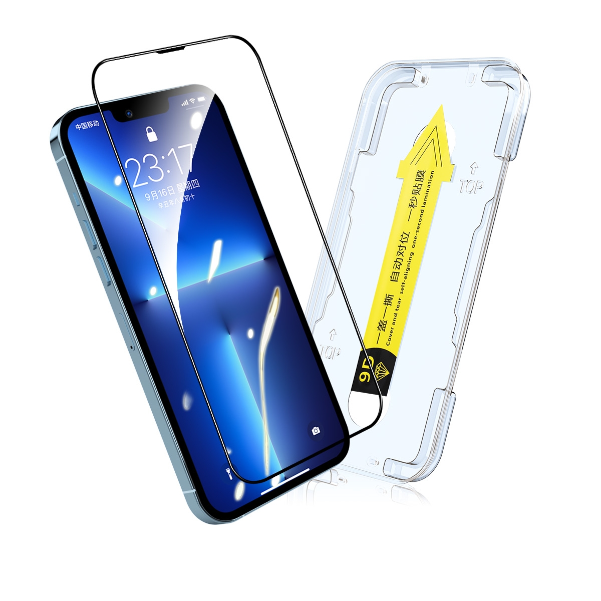 For iPhone 13 Pro Max ENKAY Quick Stick Tempered Glass Film For iPhone 13 Pro Max ENKAY Quick Stick Tempered Glass Film
