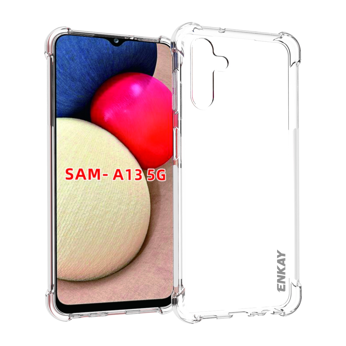 For Samsung Galaxy A13 5G ENKAY Transparent TPU Shockproof Case For Samsung Galaxy A13 5G ENKAY Transparent TPU Shockproof Case