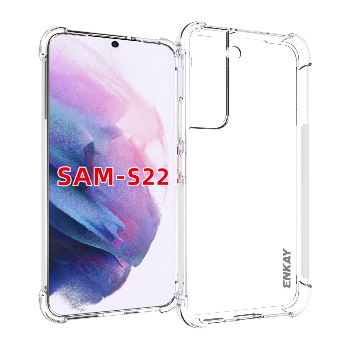 For Samsung Galaxy S22 5G ENKAY Transparent TPU Shockproof Case For Samsung Galaxy S22 5G ENKAY Transparent TPU Shockproof Case