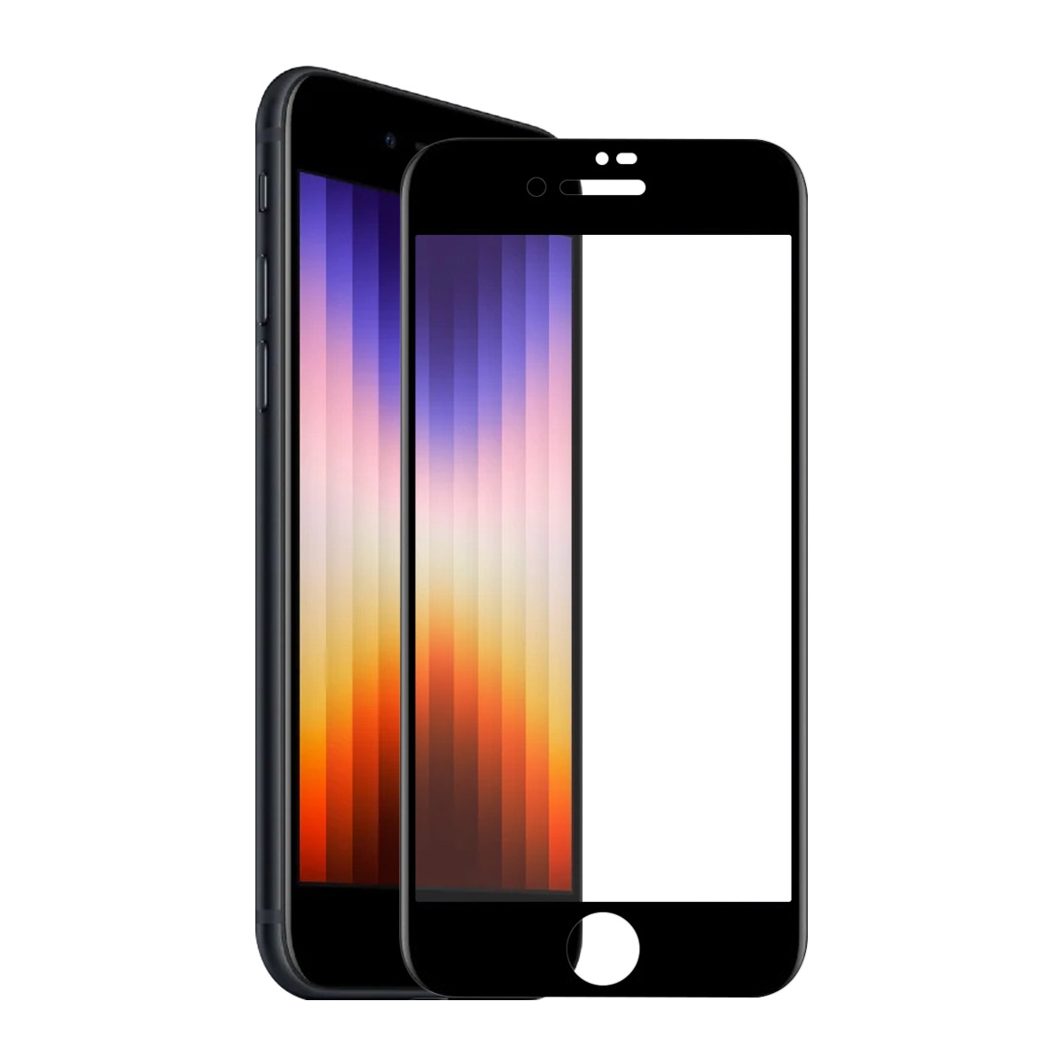 For iPhone SE 2022 / SE 2020 / 8 / 7 ENKAY Full Glue 6D Tempered Glass Anti-scratch Film For iPhone SE 2022 / SE 2020 / 8 / 7 ENKAY Full Glue 6D Tempered Glass Anti-scratch Film