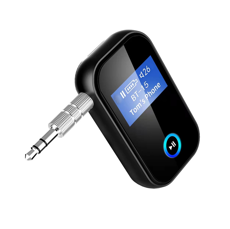 BT15S Bluetooth 5.0 Audio Receiver with Screen Support Call & Music BT15S Bluetooth 5.0 Audio Receiver with Screen Support Call & Music