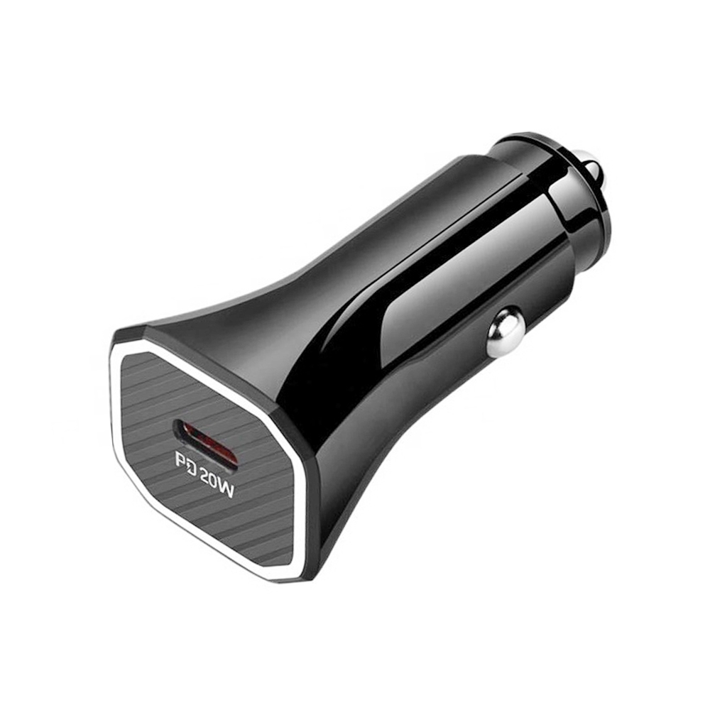 TE-P2 PD 20W Type-C Interface Car Charger(Black) TE-P2 PD 20W Type-C Interface Car Charger(Black)