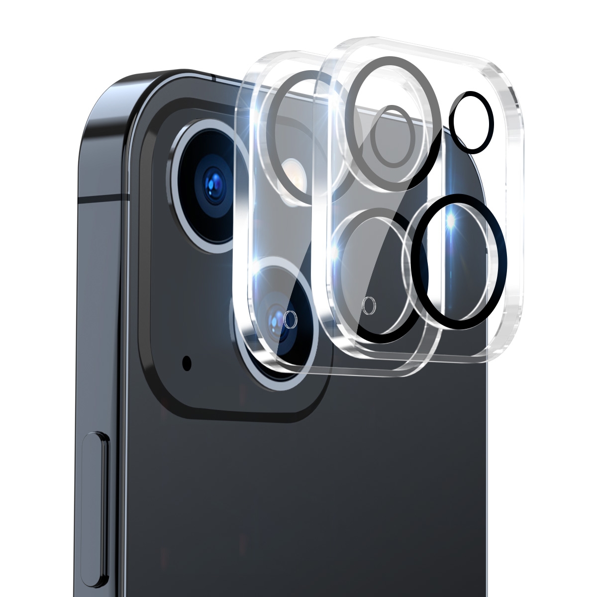For iPhone 13 / 13 Pro 2pcs ENKAY Hat-Prince 9H Rear Camera Lens Tempered Glass Film For iPhone 13 / 13 Pro 2pcs ENKAY Hat-Prince 9H Rear Camera Lens Tempered Glass Film