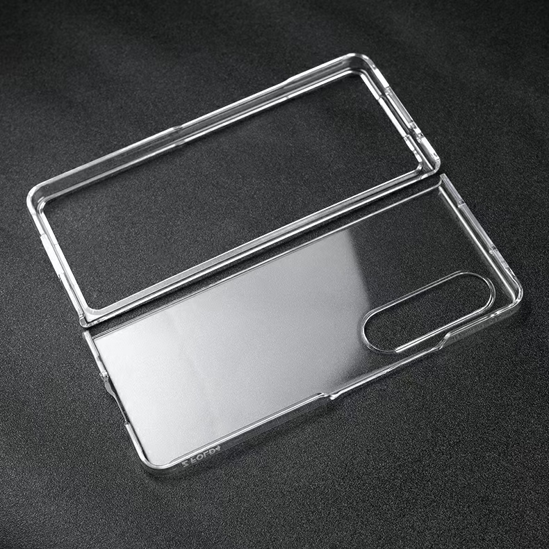 For Samsung Galaxy Z Fold4 5G JSM Shockproof PC Phone Case(Transparent) For Samsung Galaxy Z Fold4 5G JSM Shockproof PC Phone Case(Transparent)