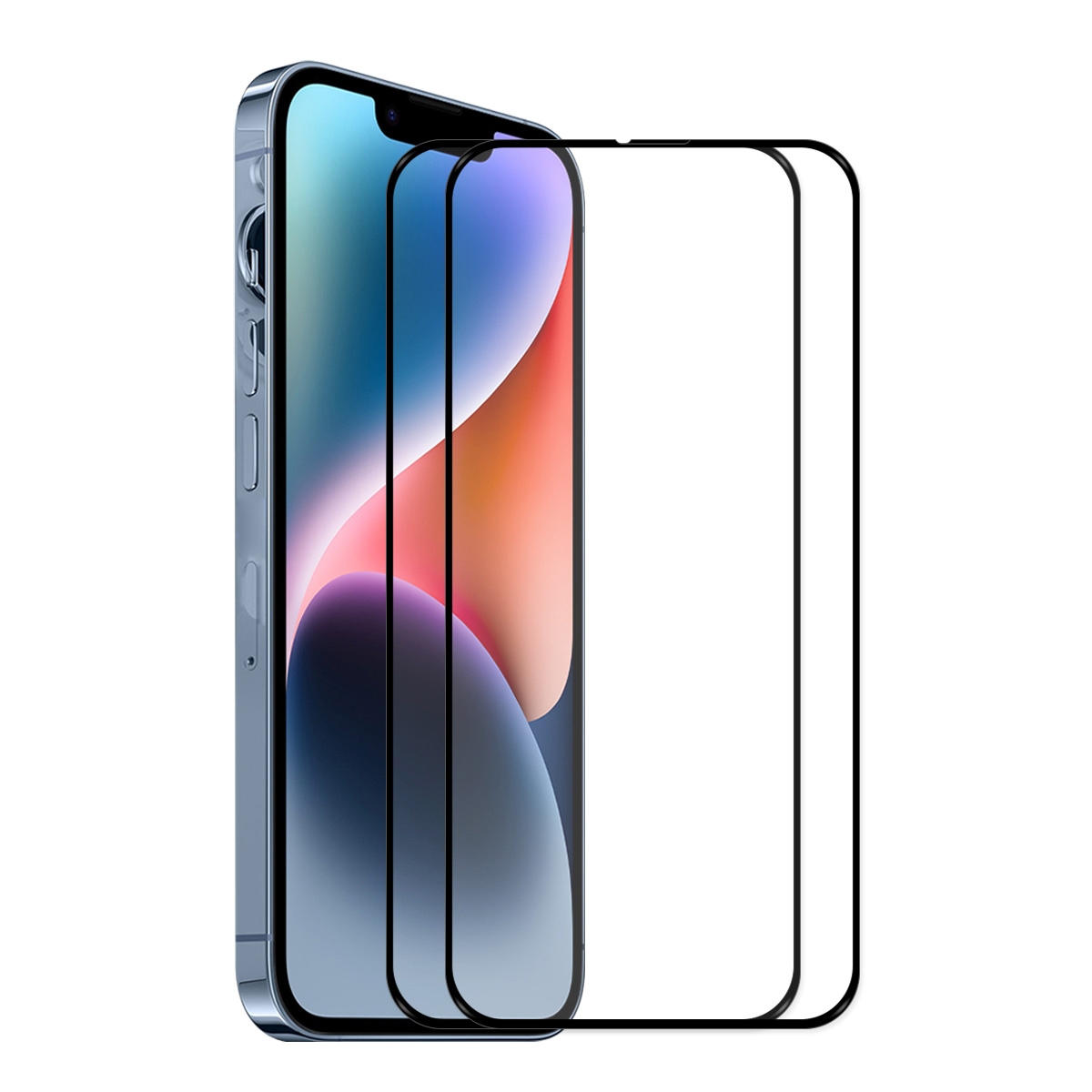 For iPhone 14 2pcs ENKAY 6D Full Glue Tempered Glass Full Film For iPhone 14 2pcs ENKAY 6D Full Glue Tempered Glass Full Film