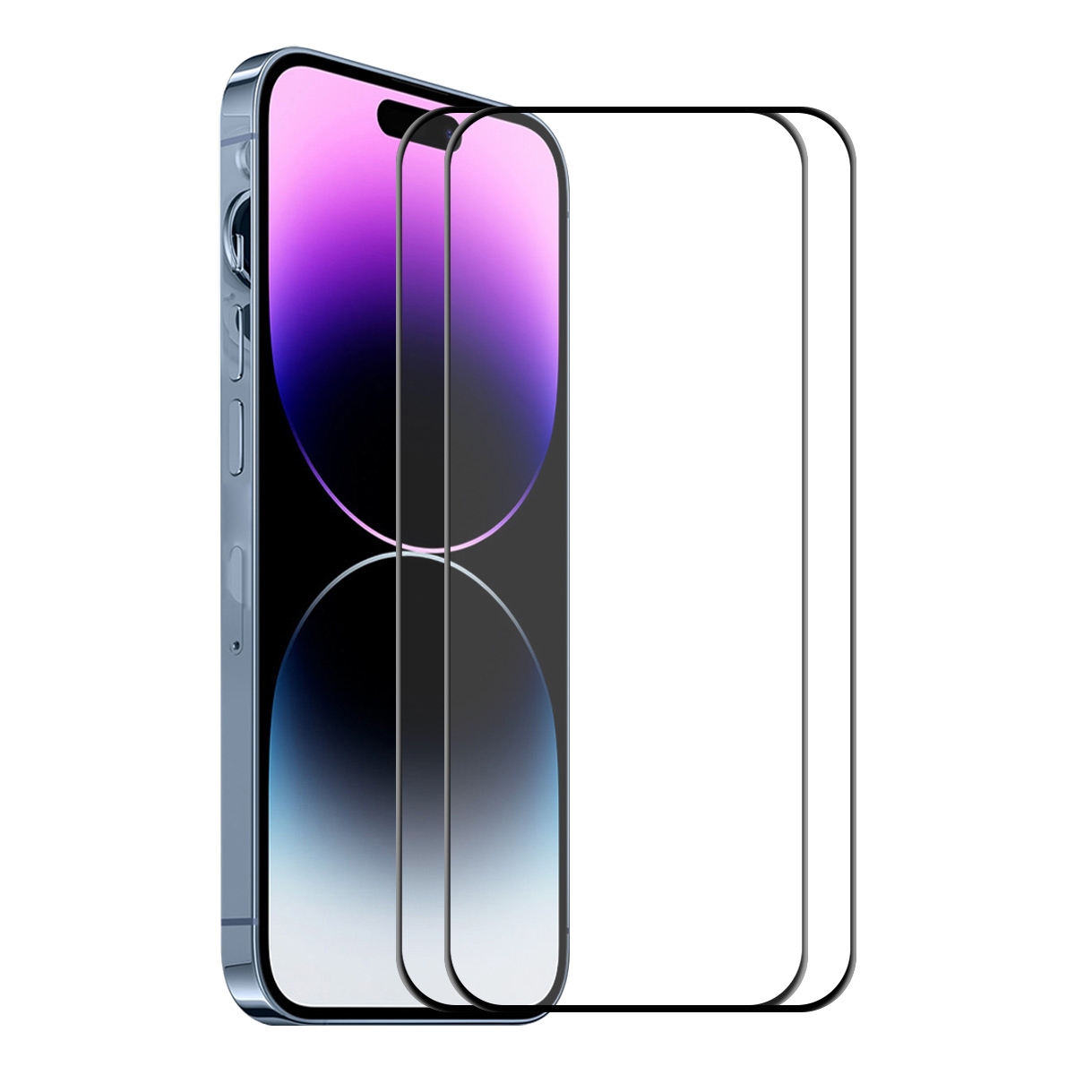 For iPhone 14 Pro 2pcs ENKAY 6D Full Glue Tempered Glass Full Film For iPhone 14 Pro 2pcs ENKAY 6D Full Glue Tempered Glass Full Film