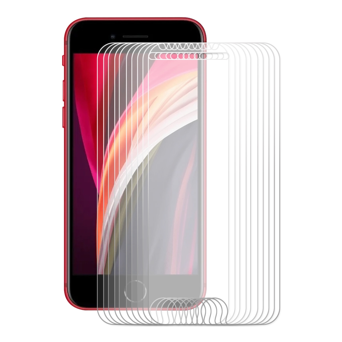For iPhone SE 2022 / 2020 10pcs ENKAY Thickened Glue No White Edge 0.26mm 9H 2.5D Tempered Glass Film For iPhone SE 2022 / 2020 10pcs ENKAY Thickened Glue No White Edge 0.26mm 9H 2.5D Tempered Glass Film
