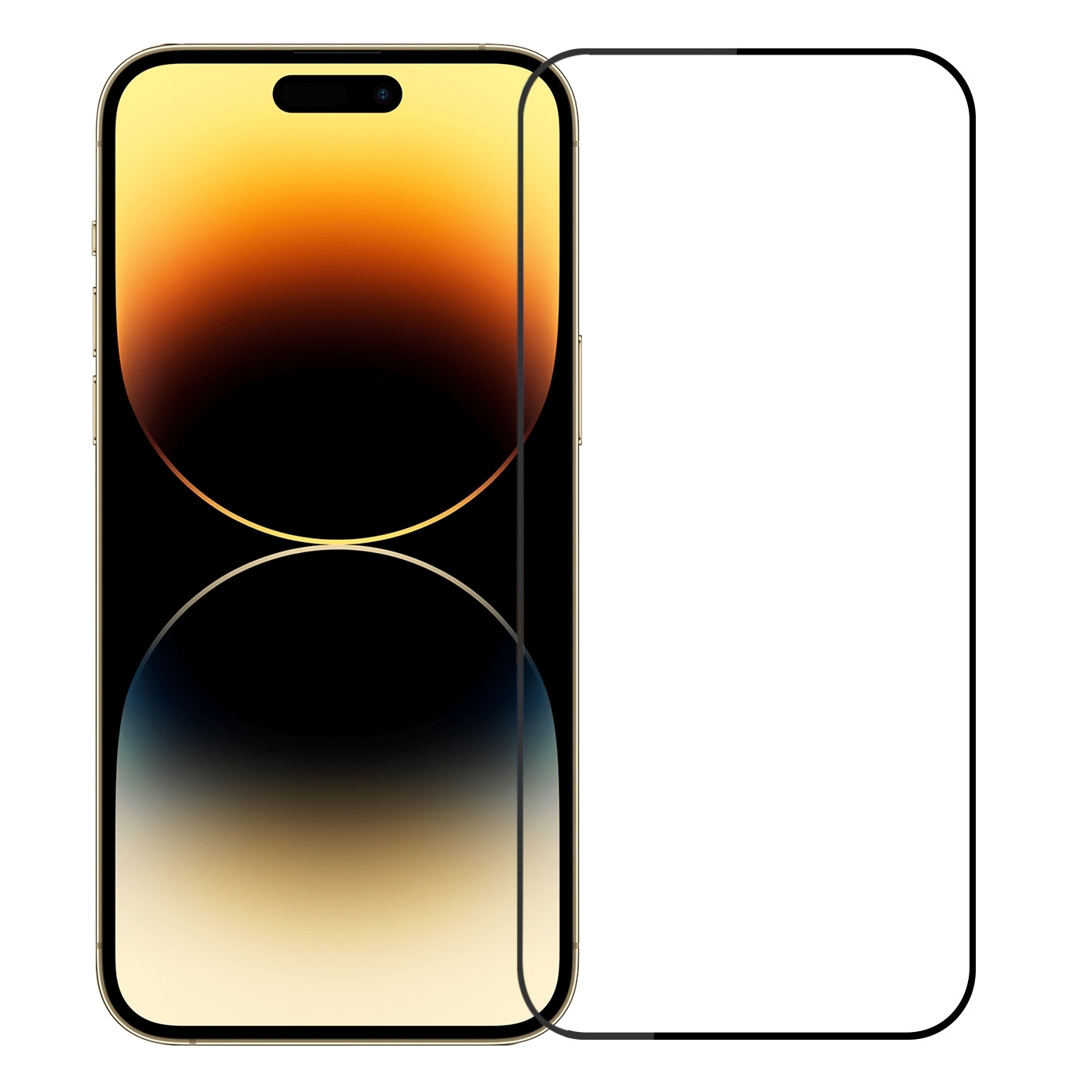For iPhone 14 Pro Max MOFI 9H 2.5D Full Screen Tempered Glass Film(Black) For iPhone 14 Pro Max MOFI 9H 2.5D Full Screen Tempered Glass Film(Black)