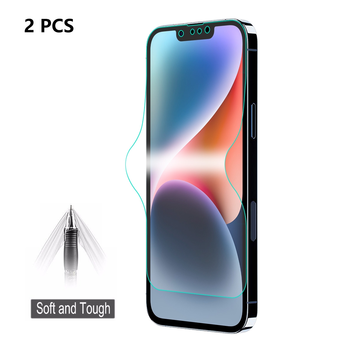 2 PCS ENKAY Full Glue Explosion-proof Hydrogel Film For iPhone 14 / 13 / 13 Pro 2 PCS ENKAY Full Glue Explosion-proof Hydrogel Film For iPhone 14 / 13 / 13 Pro