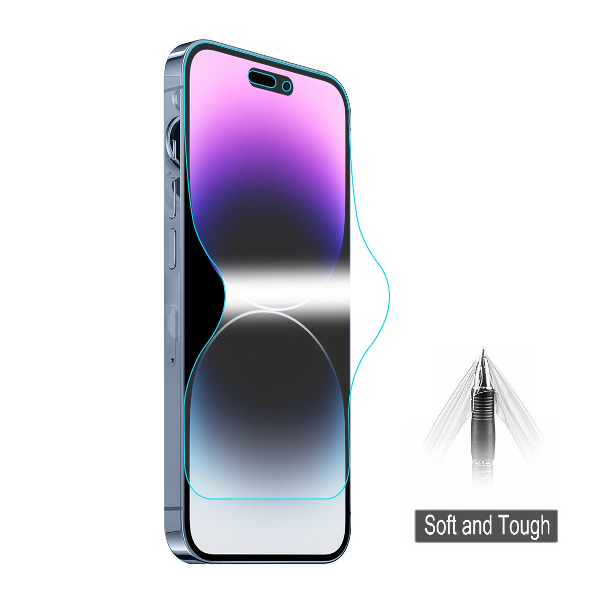 1 PCS ENKAY Full Glue Explosion-proof Hydrogel Film For iPhone 14 Pro Max 1 PCS ENKAY Full Glue Explosion-proof Hydrogel Film For iPhone 14 Pro Max