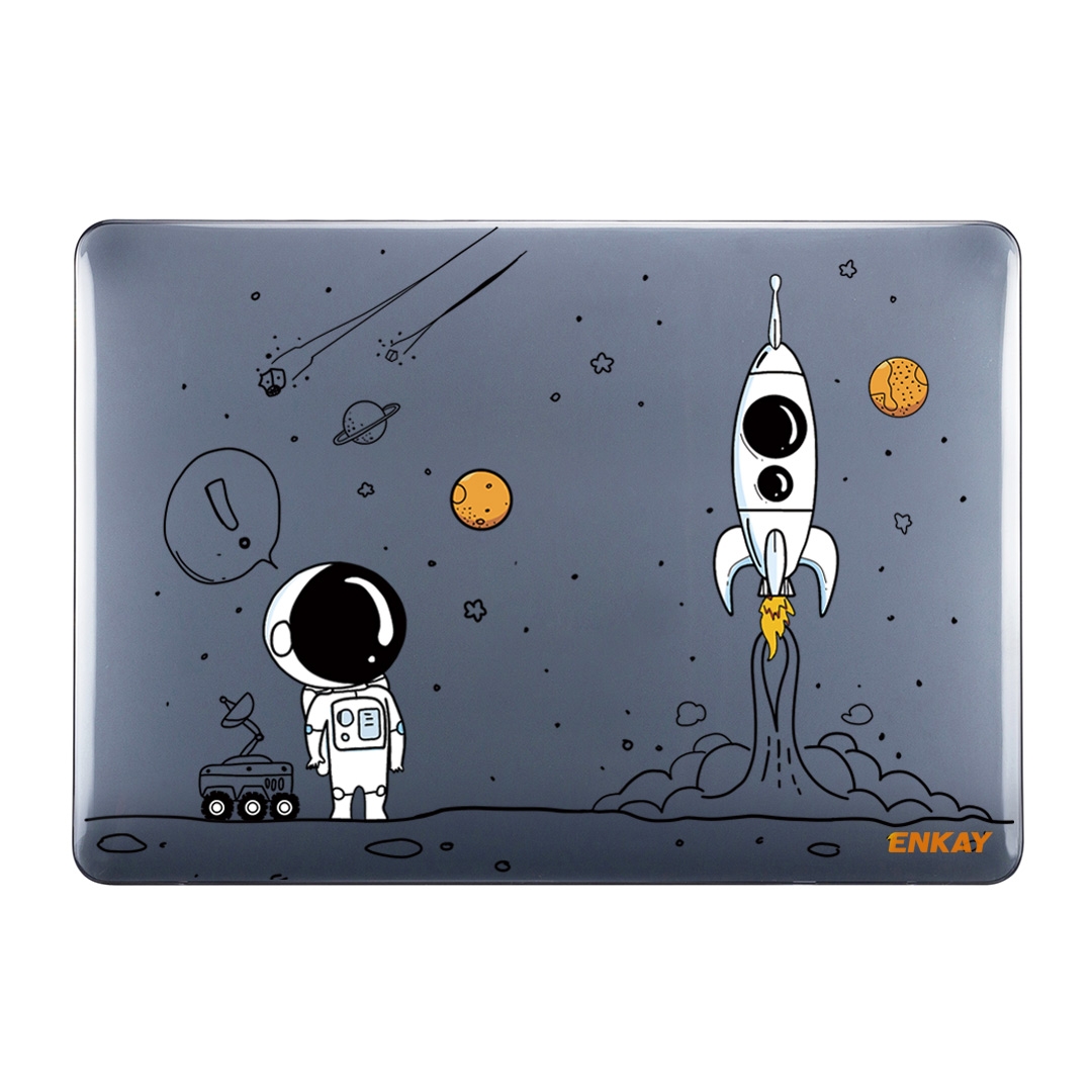 For MacBook Air 13.6 2022/2024 A2681 (M2) / A3113 (M3) ENKAY Hat-Prince Spaceman Pattern Protective Crystal Case Cover Hard Shell(Spaceman No.1) For MacBook Air 13.6 2022/2024 A2681 (M2) / A3113 (M3) ENKAY Hat-Prince Spaceman Pattern Protective Crystal Case Cover Hard Shell(Spaceman No.1)