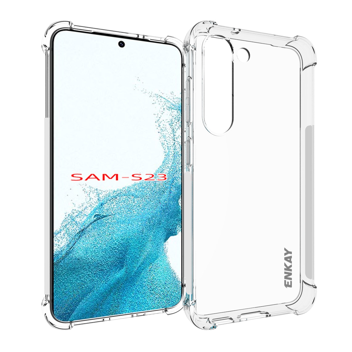 For Samsung Galaxy S23 5G ENKAY Hat-Prince Clear TPU Shockproof Phone Case For Samsung Galaxy S23 5G ENKAY Hat-Prince Clear TPU Shockproof Phone Case