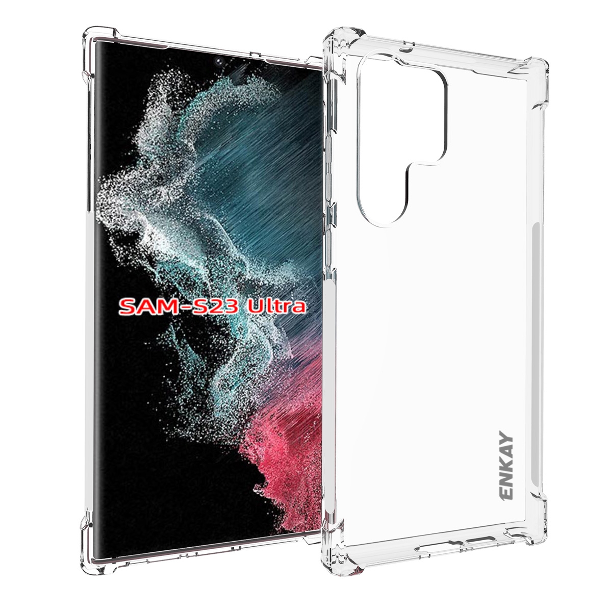 For Samsung Galaxy S23 Ultra 5G ENKAY Hat-Prince Clear TPU Shockproof Phone Case For Samsung Galaxy S23 Ultra 5G ENKAY Hat-Prince Clear TPU Shockproof Phone Case