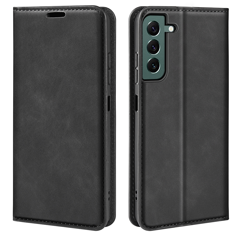 For Samsung Galaxy S23+ 5G Retro-skin Magnetic Suction Leather Phone Case(Black) For Samsung Galaxy S23+ 5G Retro-skin Magnetic Suction Leather Phone Case(Black)