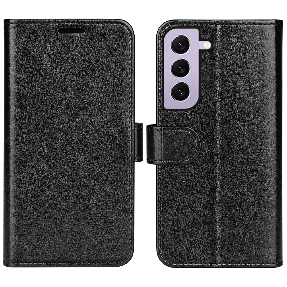 For Samsung Galaxy S23 5G R64 Texture Leather Phone Case(Black) For Samsung Galaxy S23 5G R64 Texture Leather Phone Case(Black)