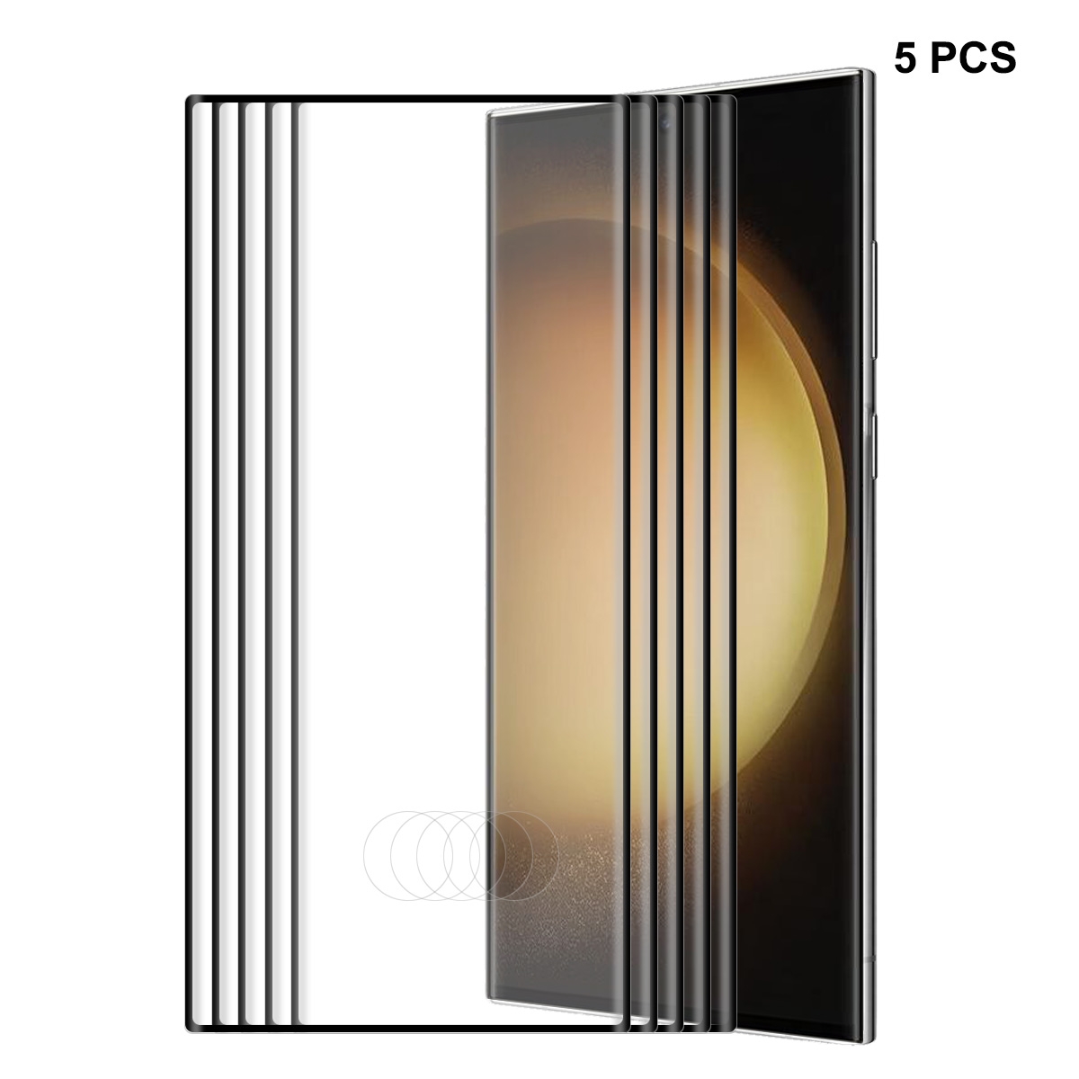 For Samsung Galaxy S23 Ultra 5G 5pcs ENKAY 3D Full Glue Hot Bending Explosion-proof Full Tempered Glass Film For Samsung Galaxy S23 Ultra 5G 5pcs ENKAY 3D Full Glue Hot Bending Explosion-proof Full Tempered Glass Film