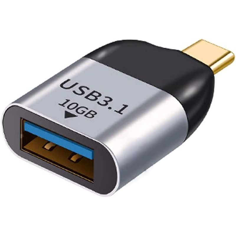 USB 3.0 Type A Female to USB 3.1 Type C Male Host OTG Data 10Gbps Adapter for Laptop & Phone