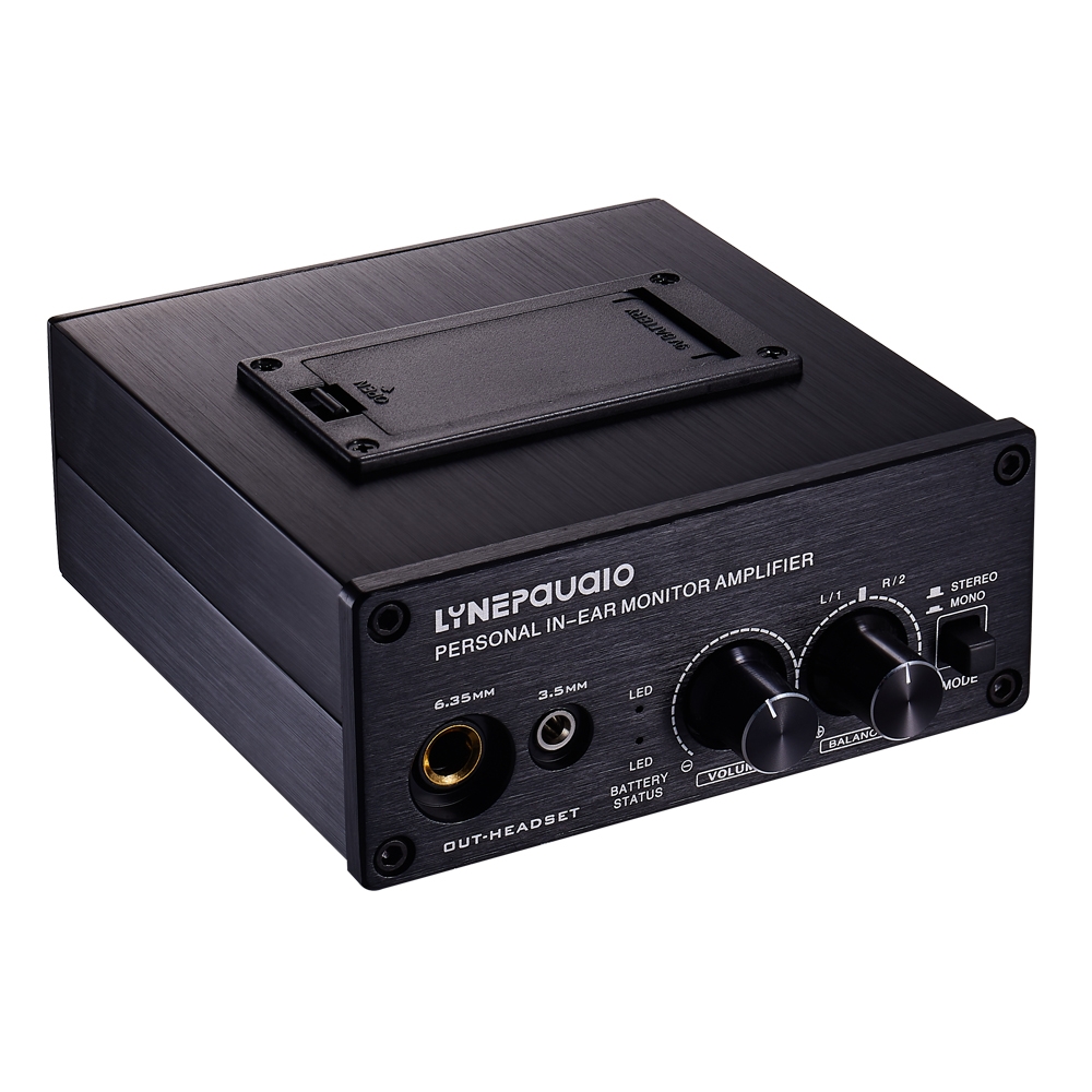 Earphone Nonitor Signal Amplifier, Dual XLR Input, Mono or Stereo Input or Switch Stereo Mixing