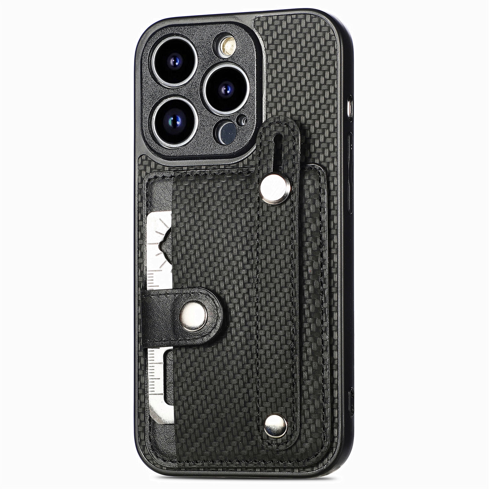 For iPhone 14 Pro Max Wristband Kickstand Card Wallet Back Cover Phone Case with Tool Knife(Black) For iPhone 14 Pro Max Wristband Kickstand Card Wallet Back Cover Phone Case with Tool Knife(Black)