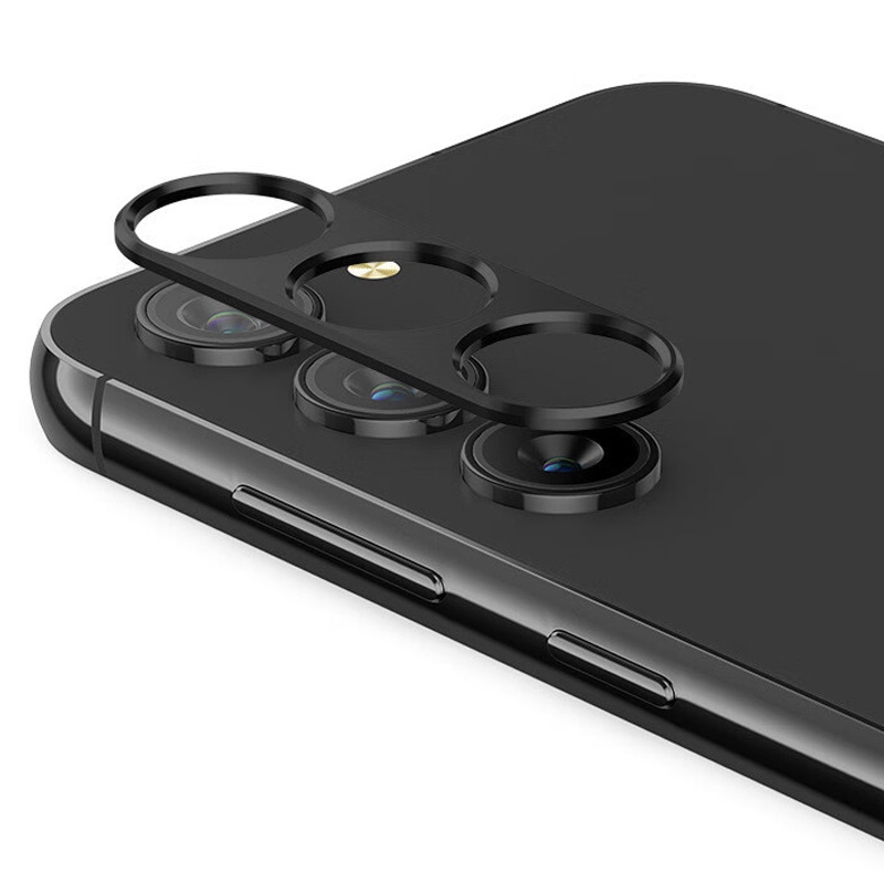For Samsung Galaxy S23 5G / S23+ 5G ENKAY Hat-Prince Aluminium Alloy Camera Lens Protector Full Cover(Black) For Samsung Galaxy S23 5G / S23+ 5G ENKAY Hat-Prince Aluminium Alloy Camera Lens Protector Full Cover(Black)