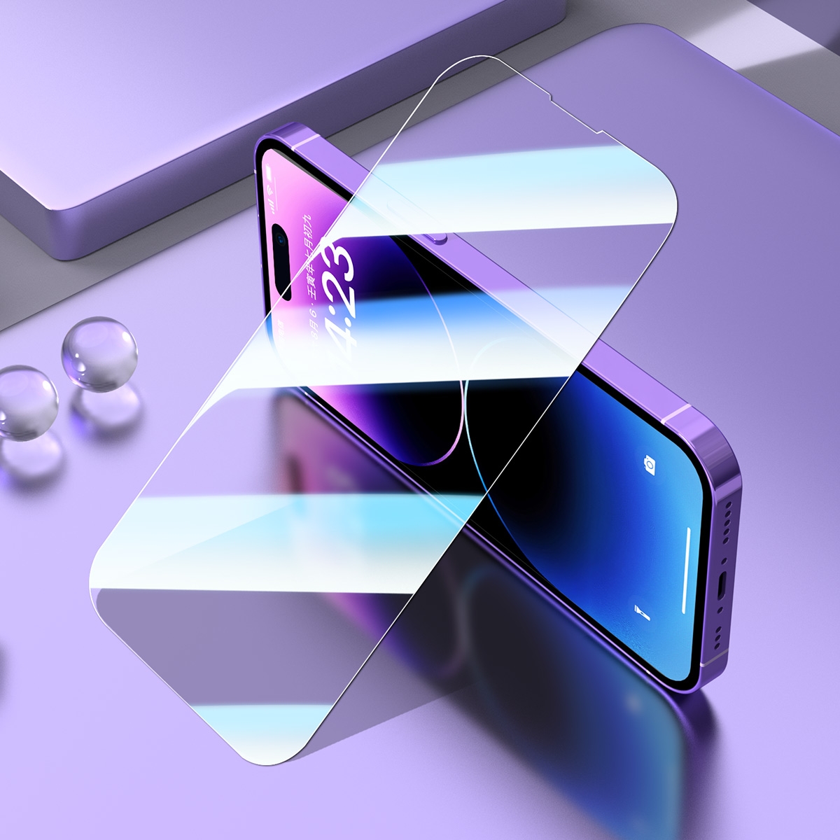 For iPhone 14 Plus / 13 Pro Max ENKAY Hat-Prince 0.1mm Ultrathin Anti-reflection Special Glass Film For iPhone 14 Plus / 13 Pro Max ENKAY Hat-Prince 0.1mm Ultrathin Anti-reflection Special Glass Film
