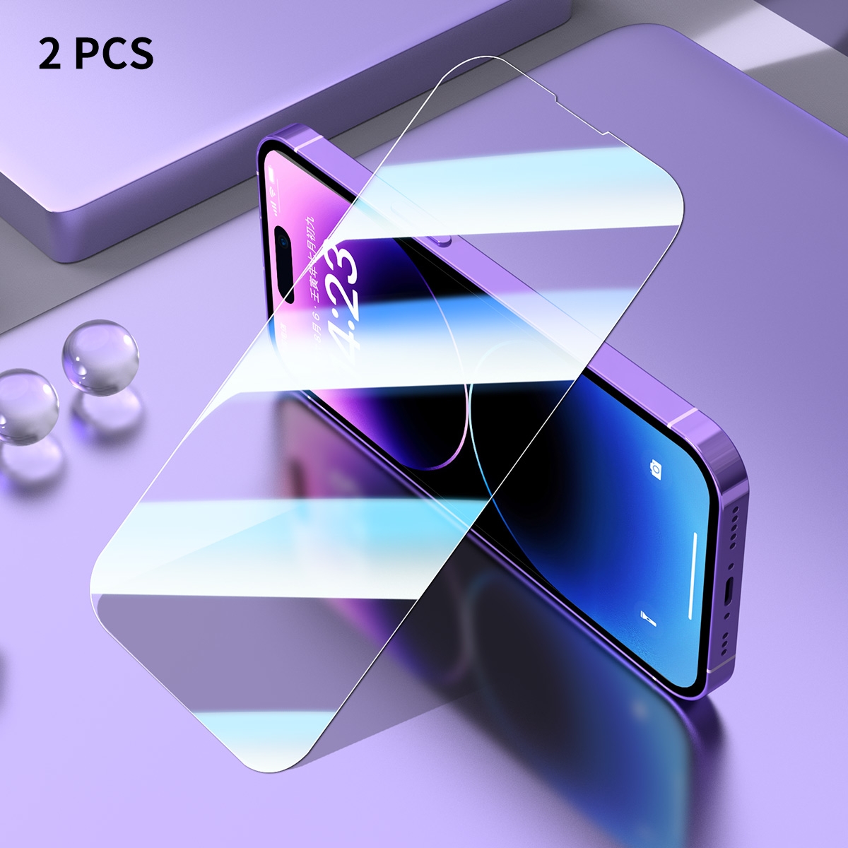 For iPhone 14 Plus / 13 Pro Max 2pcs ENKAY Hat-Prince 0.1mm Ultrathin Anti-reflection Special Glass Film For iPhone 14 Plus / 13 Pro Max 2pcs ENKAY Hat-Prince 0.1mm Ultrathin Anti-reflection Special Glass Film