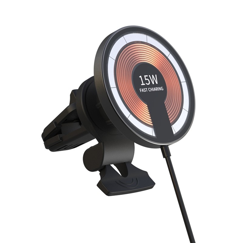 T09 2 in 1 Transparent Car Magnetic Wireless Charger 15W Fast Charging Stand T09 2 in 1 Transparent Car Magnetic Wireless Charger 15W Fast Charging Stand