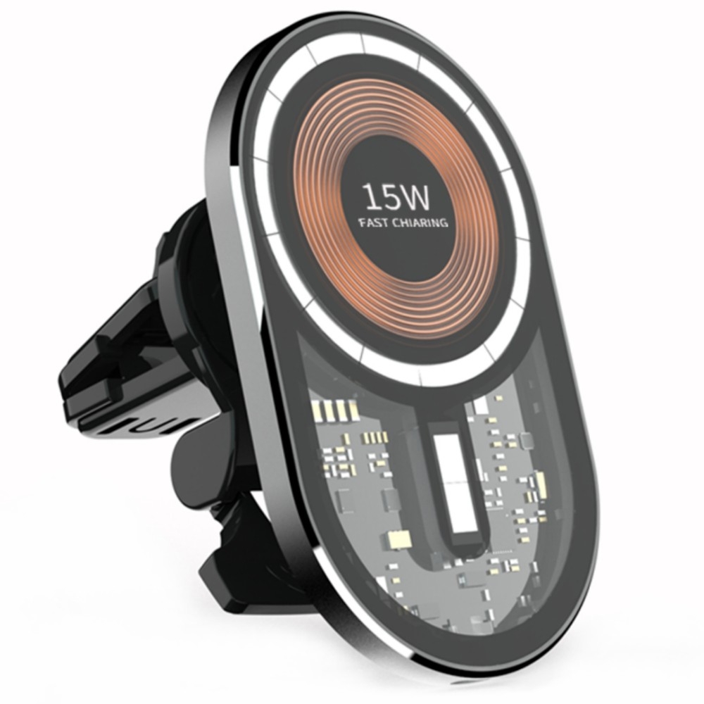 T10 15W Transparent Car Magnetic Wireless Charger T10 15W Transparent Car Magnetic Wireless Charger