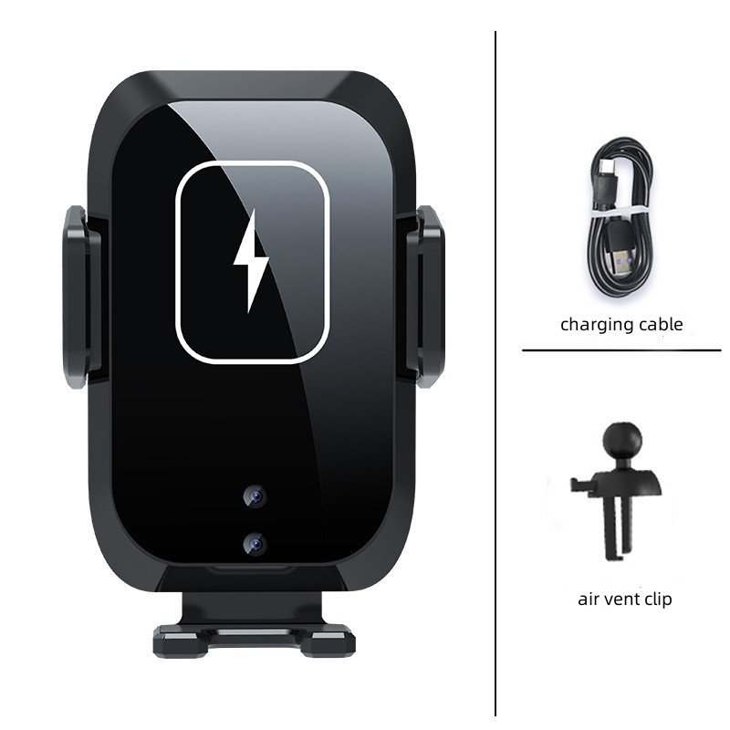X11 Three Axle Linkage 15W Smart Touch Automatic Retractable Clip Fast Charging Wireless Car Chargers, Specification:Standard Configuration X11 Three Axle Linkage 15W Smart Touch Automatic Retractable Clip Fast Charging Wireless Car Chargers, Specification:Standard Configuration