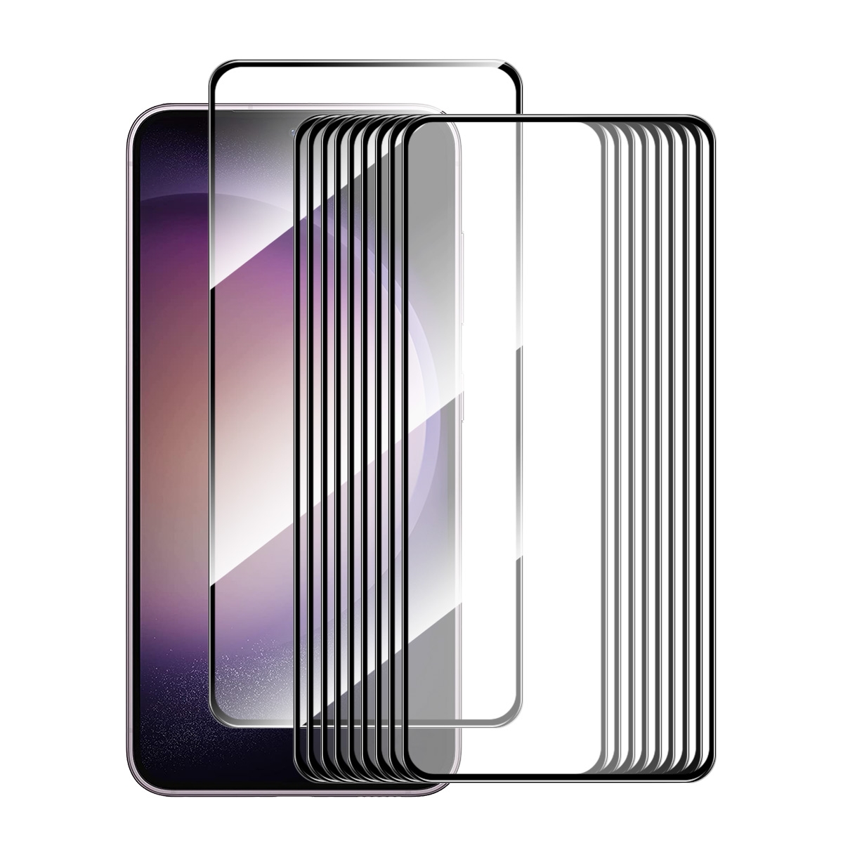 For Samsung Galaxy S23 FE 5G 10pcs ENKAY Hat-Prince Full Glue High Aluminum-silicon Tempered Glass Film For Samsung Galaxy S23 FE 5G 10pcs ENKAY Hat-Prince Full Glue High Aluminum-silicon Tempered Glass Film