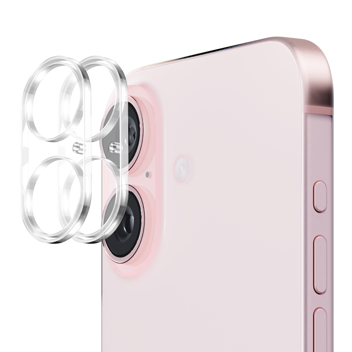 For iPhone 16 / 16 Plus 2pcs ENKAY Hat-Prince 9H Rear Camera Lens Tempered Glass Film For iPhone 16 / 16 Plus 2pcs ENKAY Hat-Prince 9H Rear Camera Lens Tempered Glass Film