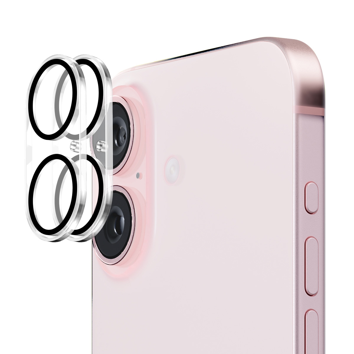 For iPhone 16 / 16 Plus 2pcs ENKAY Hat-Prince 9H Rear Camera Lens Tempered Glass Film For iPhone 16 / 16 Plus 2pcs ENKAY Hat-Prince 9H Rear Camera Lens Tempered Glass Film