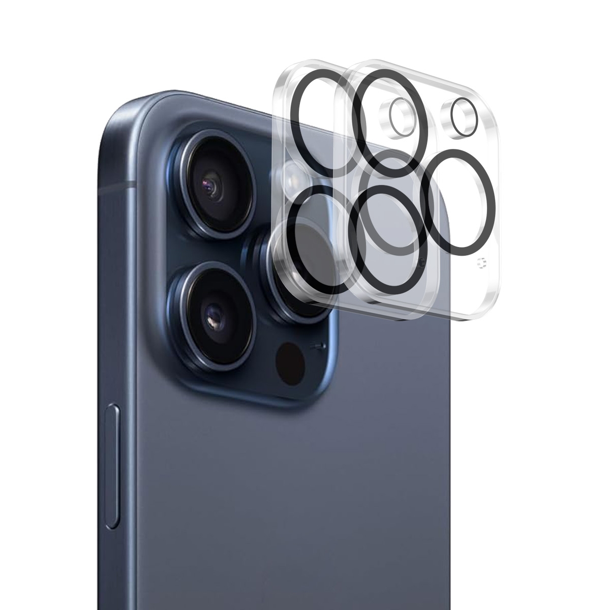 For iPhone 16 Pro / 16 Pro Max 2pcs ENKAY Hat-Prince 9H Rear Camera Lens Tempered Glass Film For iPhone 16 Pro / 16 Pro Max 2pcs ENKAY Hat-Prince 9H Rear Camera Lens Tempered Glass Film