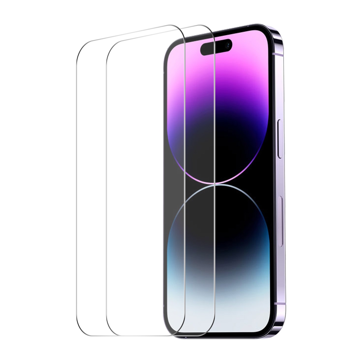 For iPhone 16 2pcs NKAY 0.26mm 9H 2.5D High Aluminum-silicon Tempered Glass Film For iPhone 16 2pcs NKAY 0.26mm 9H 2.5D High Aluminum-silicon Tempered Glass Film