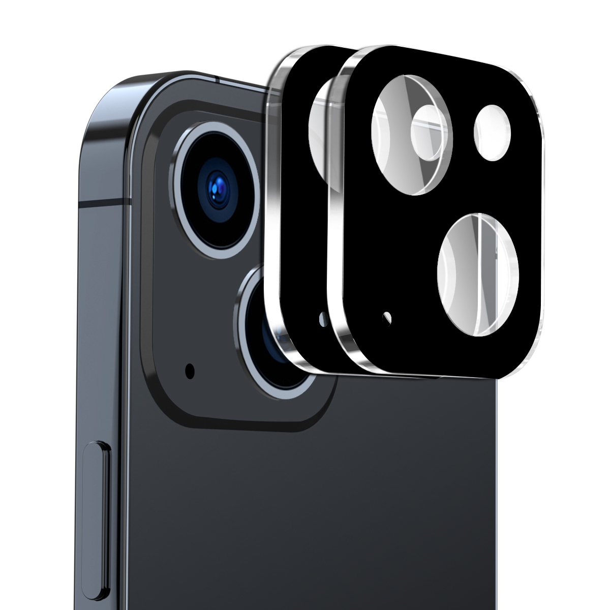 For iPhone 15 / 15 Plus 2pcs ENKAY Hat-Prince 9H Rear Camera Lens Tempered Glass Film For iPhone 15 / 15 Plus 2pcs ENKAY Hat-Prince 9H Rear Camera Lens Tempered Glass Film