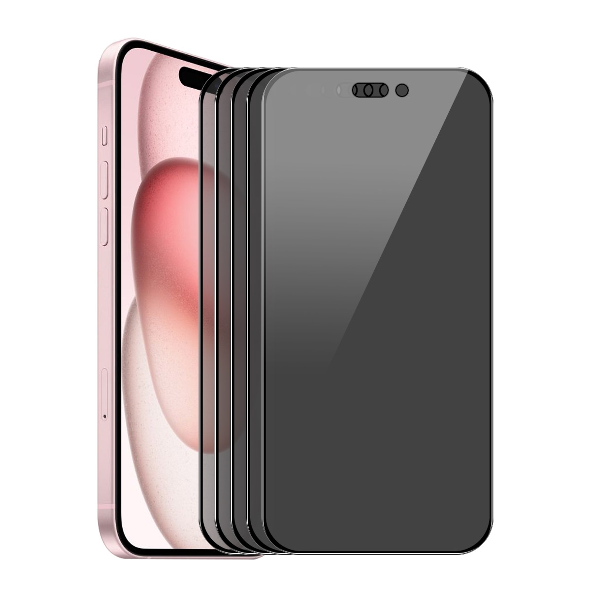 For iPhone 16 5pcs ENKAY Hat-Prince 28° Anti-peeping Tempered Glass Protector Full Screen Film For iPhone 16 5pcs ENKAY Hat-Prince 28° Anti-peeping Tempered Glass Protector Full Screen Film