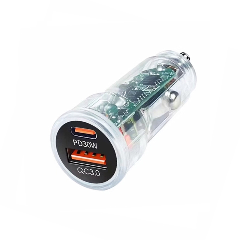 P35 48W PD30W+QC3.0 18W USB Transparent Car Quick Charge(Transparent) P35 48W PD30W+QC3.0 18W USB Transparent Car Quick Charge(Transparent)