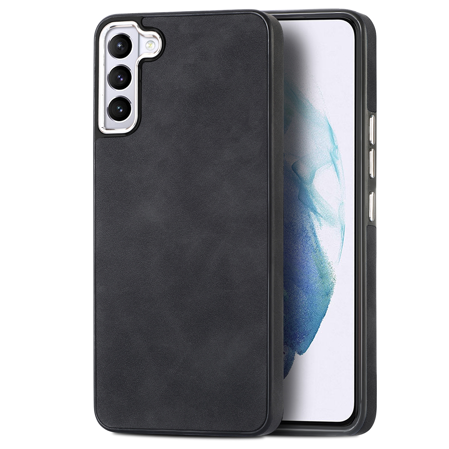For Samsung Galaxy S22 5G Skin-Feel Electroplating TPU Shockproof Phone Case(Black) For Samsung Galaxy S22 5G Skin-Feel Electroplating TPU Shockproof Phone Case(Black)