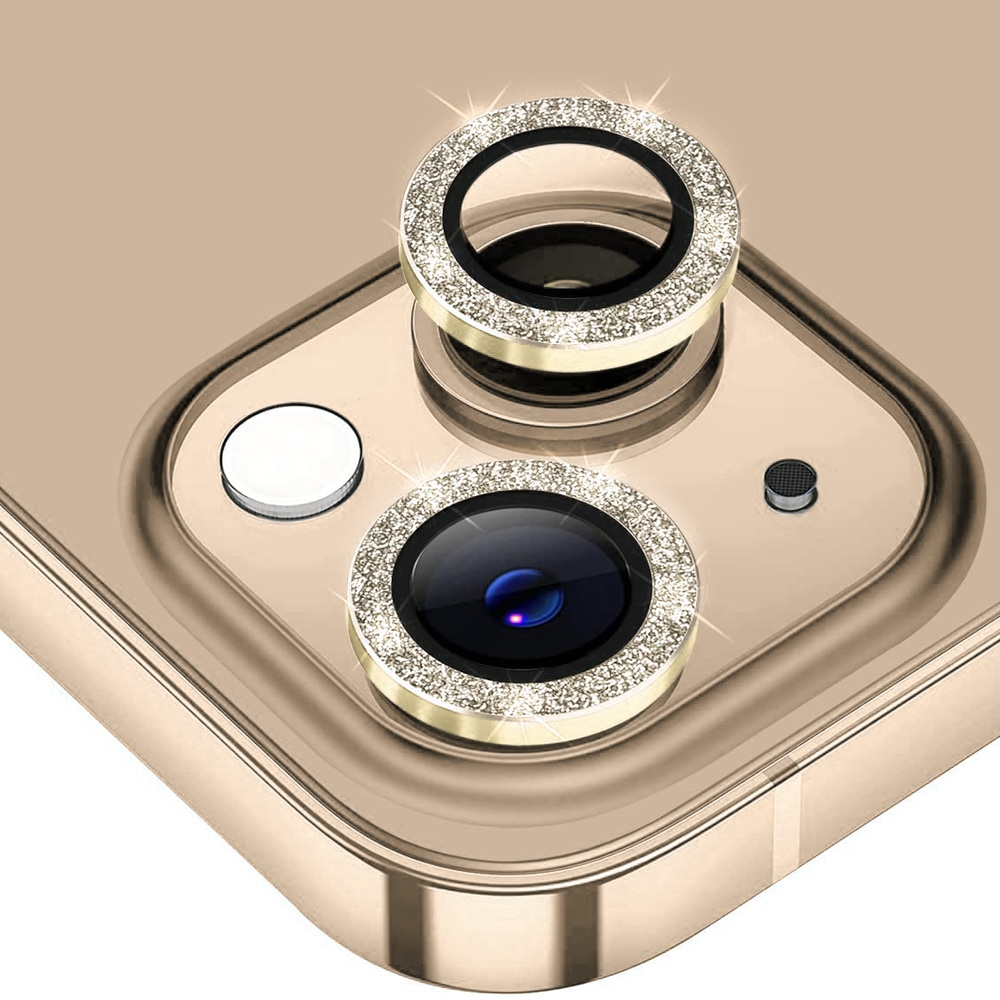 For iPhone 15 / 15 Plus ENKAY Hat-Prince Glitter Rear Lens Aluminium Alloy Tempered Glass Film(Gold) For iPhone 15 / 15 Plus ENKAY Hat-Prince Glitter Rear Lens Aluminium Alloy Tempered Glass Film(Gold)