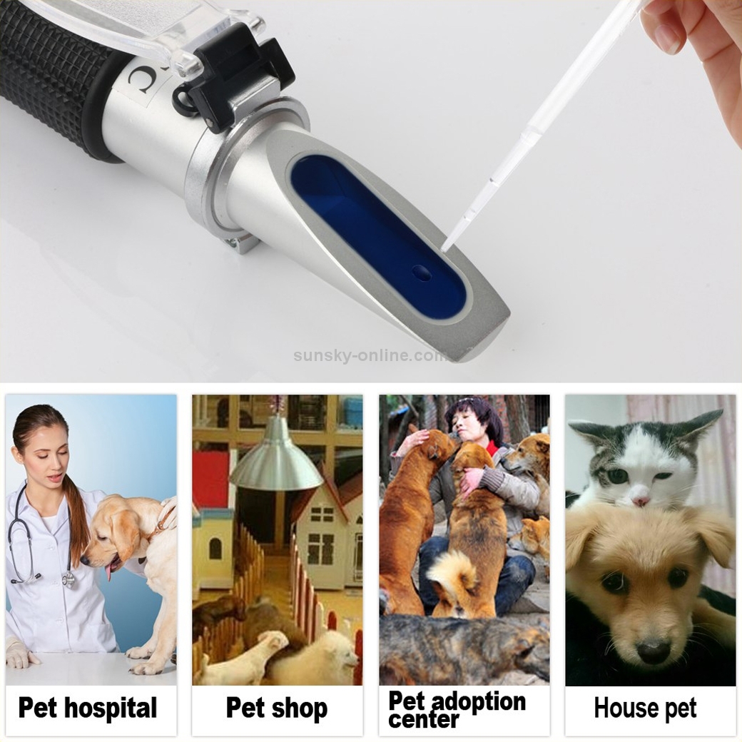 Pet dog cat serum protein plasma hemoglobin tester urine specific gravity RZ126