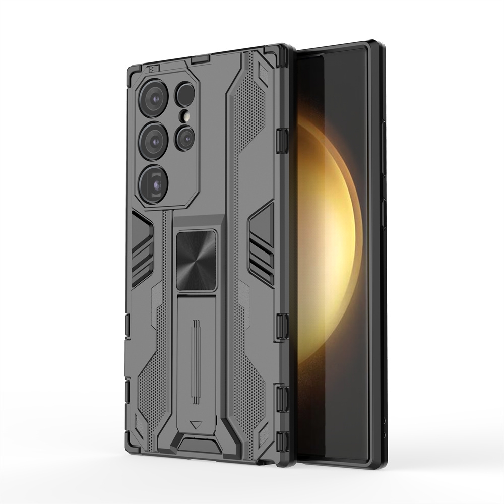 For Samsung Galaxy S24 Ultra 5G Supersonic Armor PC Hybrid TPU Phone Case(Black) For Samsung Galaxy S24 Ultra 5G Supersonic Armor PC Hybrid TPU Phone Case(Black)