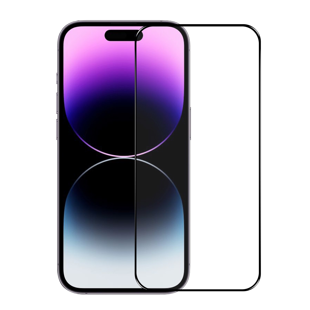 For iPhone 14 Pro NORTHJO A++ Screen Protector Full Glue Silk Printing Tempered Glass Film For iPhone 14 Pro NORTHJO A++ Screen Protector Full Glue Silk Printing Tempered Glass Film