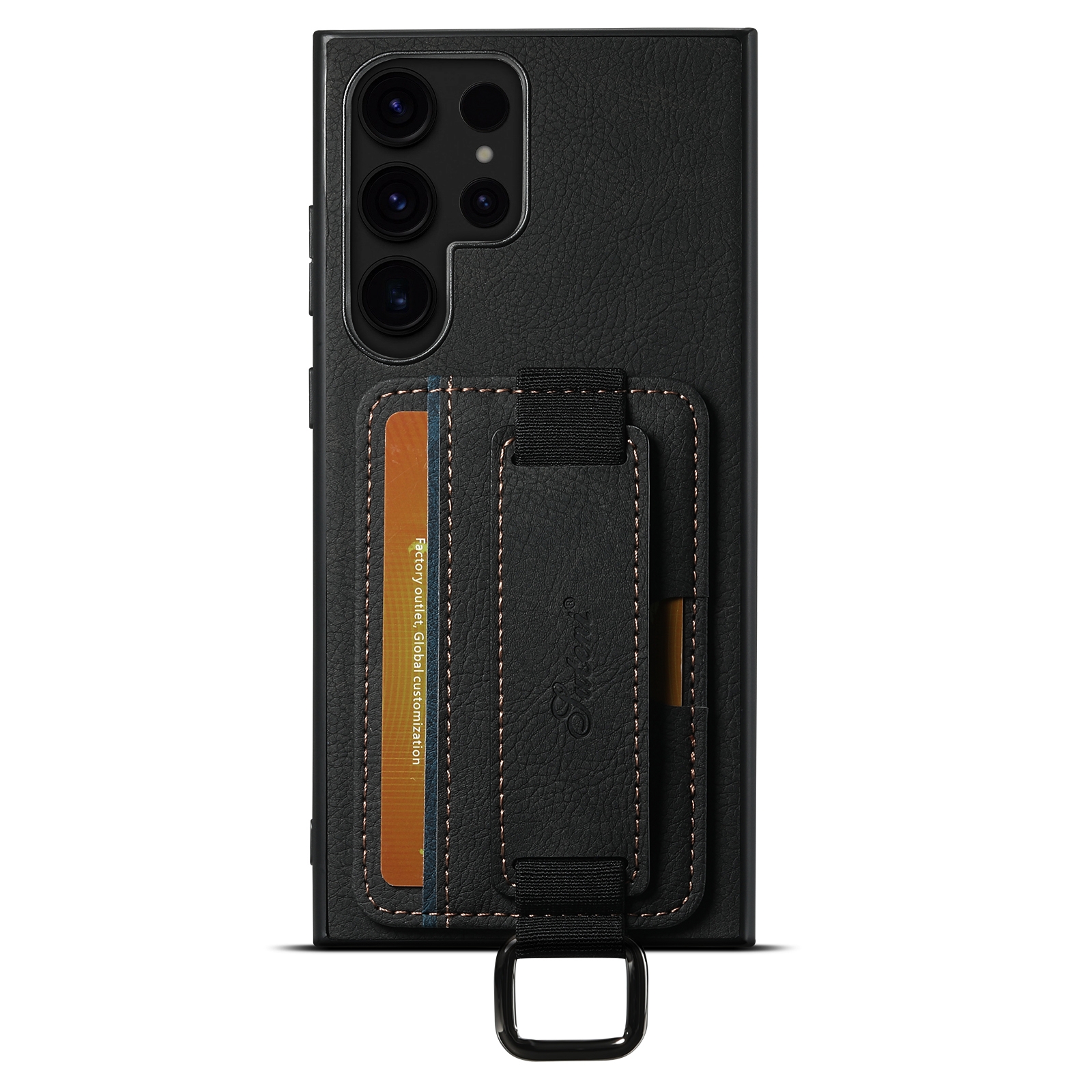 For Samsung Galaxy S24 Ultra 5G Suteni H13 Litchi Leather Wrist Strap Wallet Back Phone Case(Black) For Samsung Galaxy S24 Ultra 5G Suteni H13 Litchi Leather Wrist Strap Wallet Back Phone Case(Black)