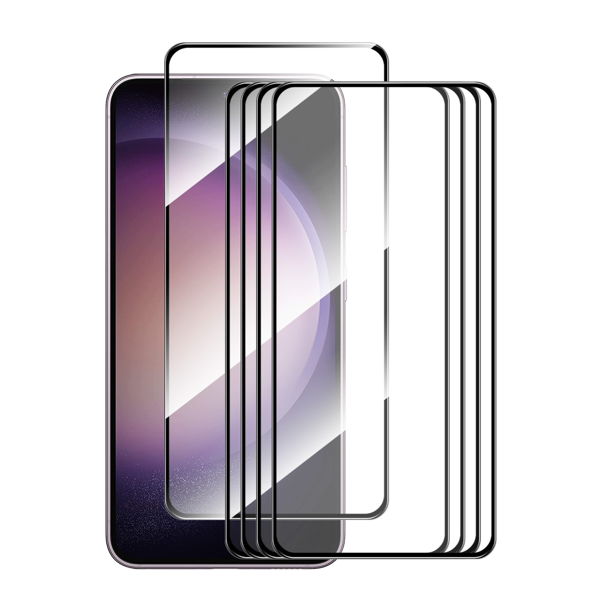 For Samsung Galaxy S24 5G 5pcs ENKAY Hat-Prince 0.18mm High Aluminum-silicon Tempered Glass Film, Support Ultrasonic Fingerprint Unclock For Samsung Galaxy S24 5G 5pcs ENKAY Hat-Prince 0.18mm High Aluminum-silicon Tempered Glass Film, Support Ultrasonic Fingerprint Unclock
