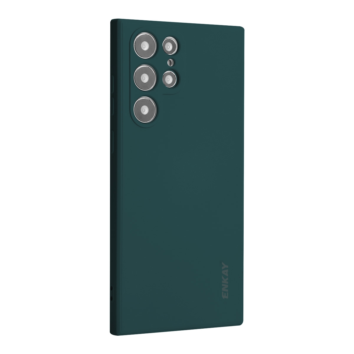 For Samsung Galaxy S24 Ultra 5G ENKAY Liquid Silicone Soft Shockproof Phone Case(Dark Green) For Samsung Galaxy S24 Ultra 5G ENKAY Liquid Silicone Soft Shockproof Phone Case(Dark Green)