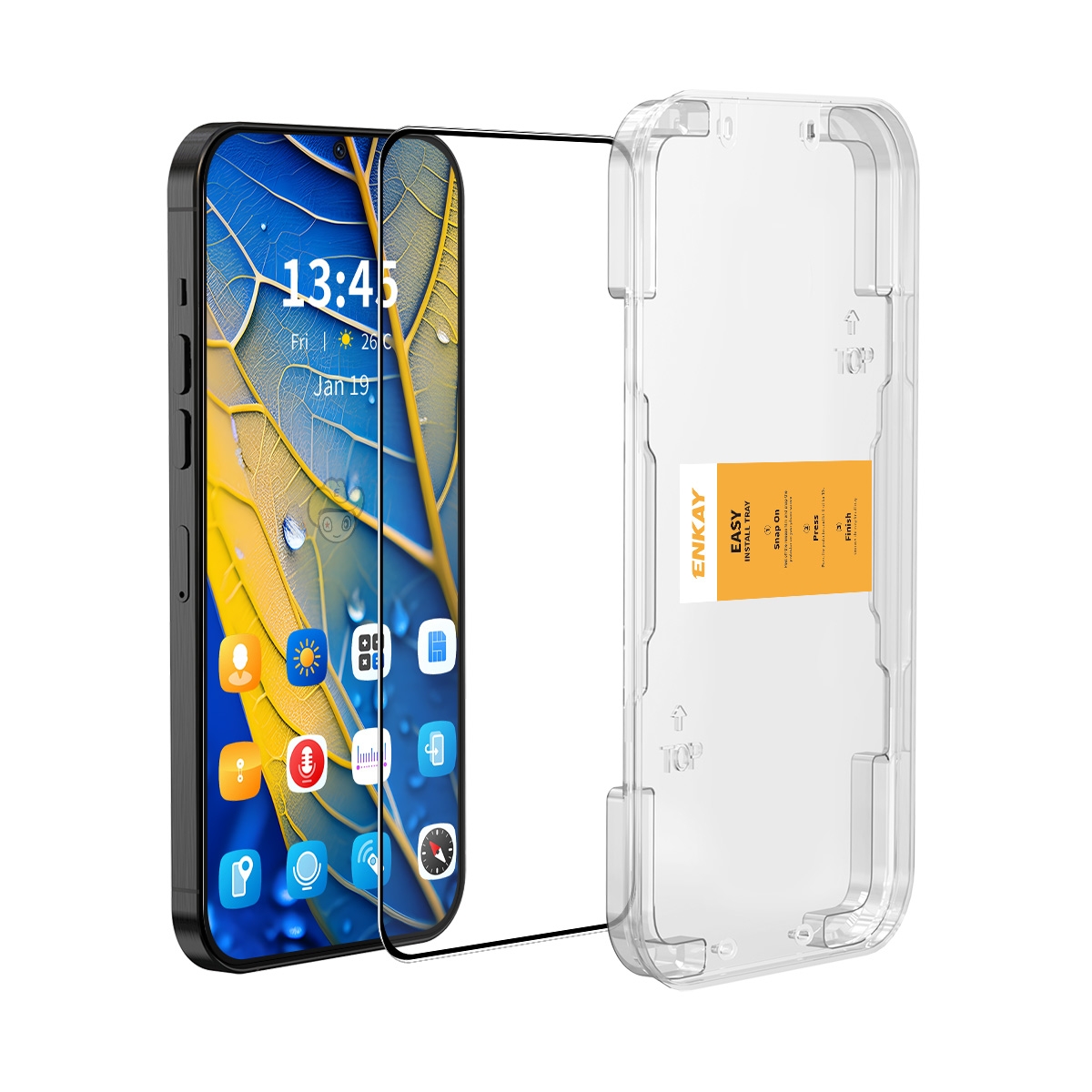 For Samsung Galaxy S24 FE 5G ENKAY Easy Install High Alumina Silicon Full Glass Film For Samsung Galaxy S24 FE 5G ENKAY Easy Install High Alumina Silicon Full Glass Film