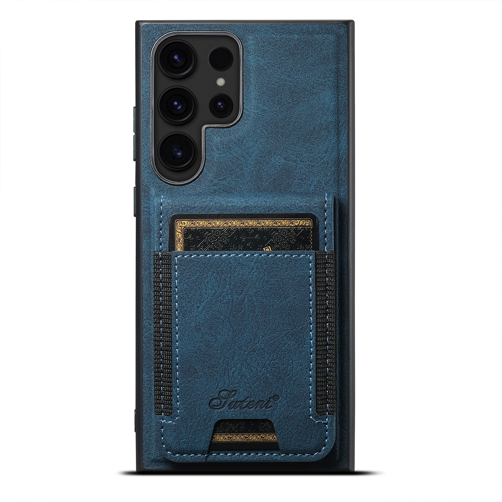 For Samsung Galaxy S24 Ultra 5G Suteni H17 Litchi Texture Leather MagSafe Detachable Wallet Phone Case(Blue) For Samsung Galaxy S24 Ultra 5G Suteni H17 Litchi Texture Leather MagSafe Detachable Wallet Phone Case(Blue)