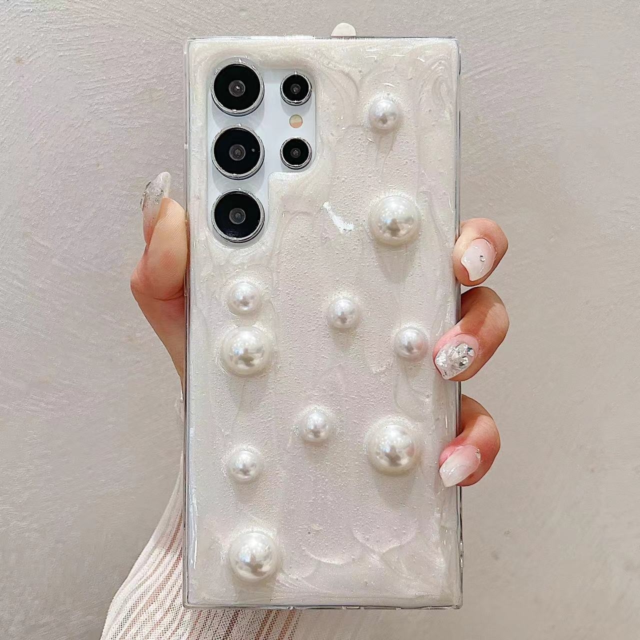 For Samsung Galaxy S23 FE 5G Cream Gum Decoden TPU Phone Case(Love) For Samsung Galaxy S23 FE 5G Cream Gum Decoden TPU Phone Case(Love)