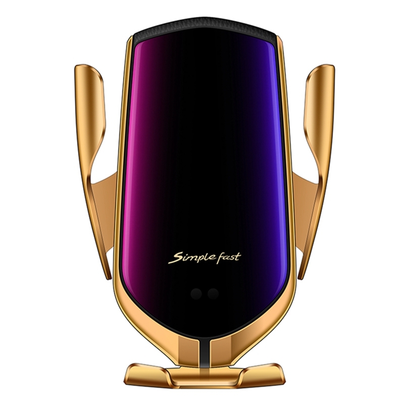 R1 Intelligent Infrared Sensor Car Wireless Charger(Gold) R1 Intelligent Infrared Sensor Car Wireless Charger(Gold)