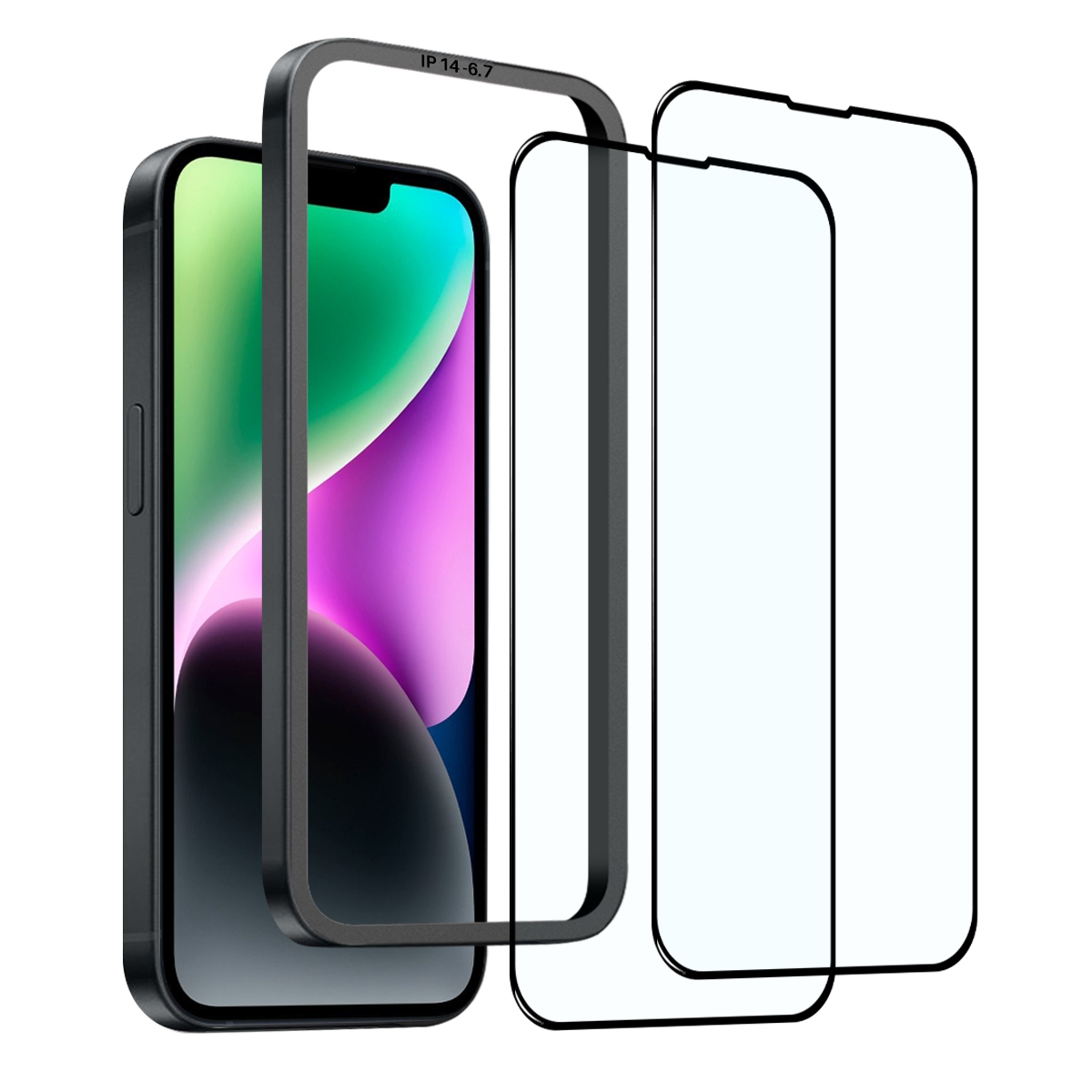 For iPhone 14 NORTHJO 2pcs A++ Tempered Glass Film with Installation Frame For iPhone 14 NORTHJO 2pcs A++ Tempered Glass Film with Installation Frame